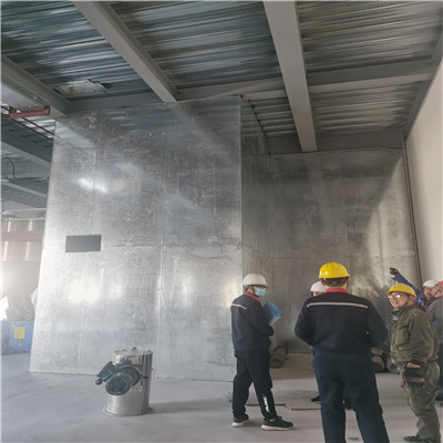 银海浙江博瑞中硝科技公司混合气体项目抗爆墙施工